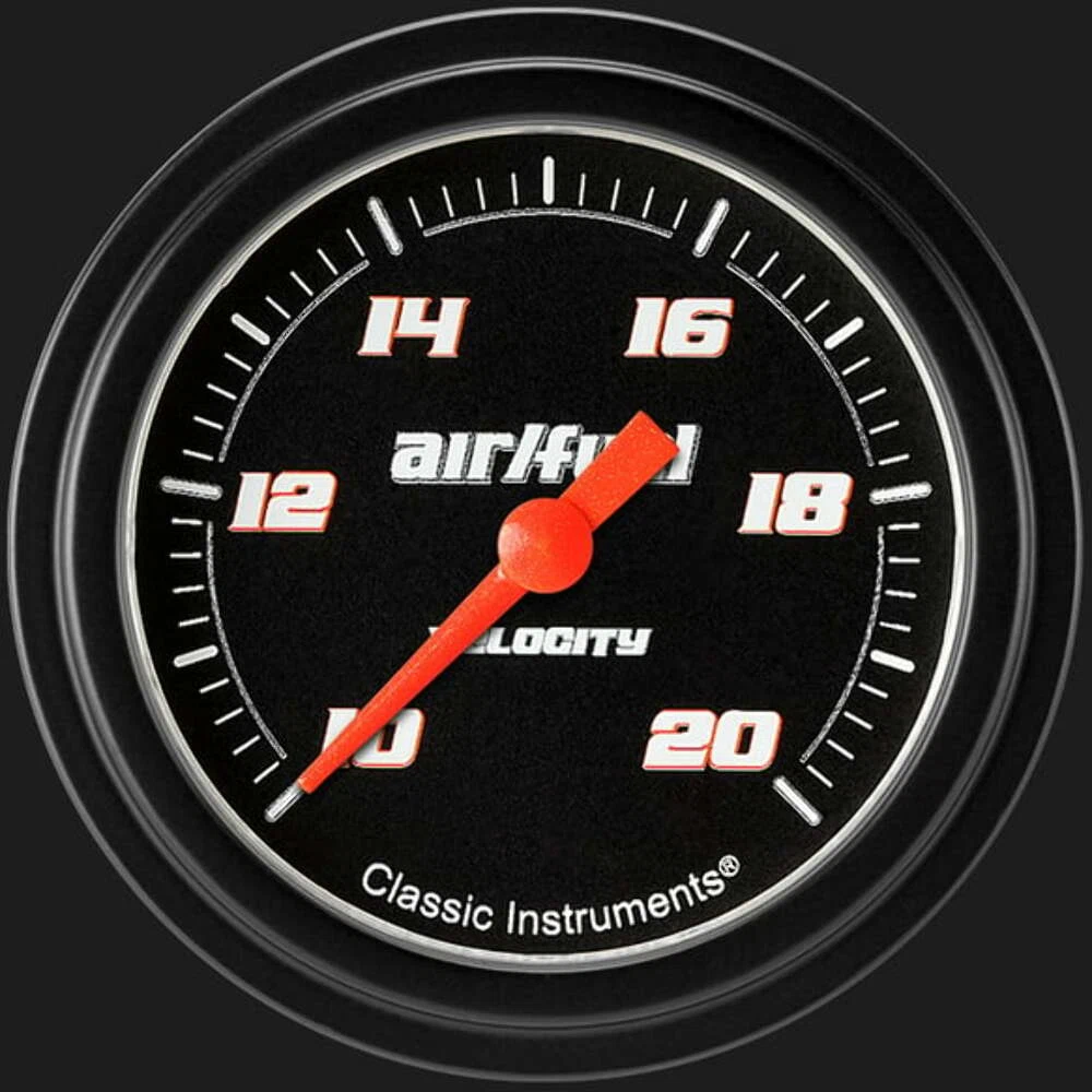 Velocity Black 2 5_8_ Air Fuel Ratio Gauge VS394BBLF